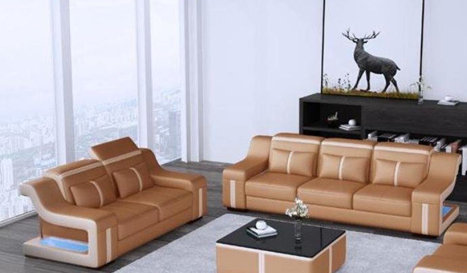 JVmoebel Sofa Design Couch Sofa Garnitur 3+2 Sitzer Polster Sofa Neu, Made in Europe