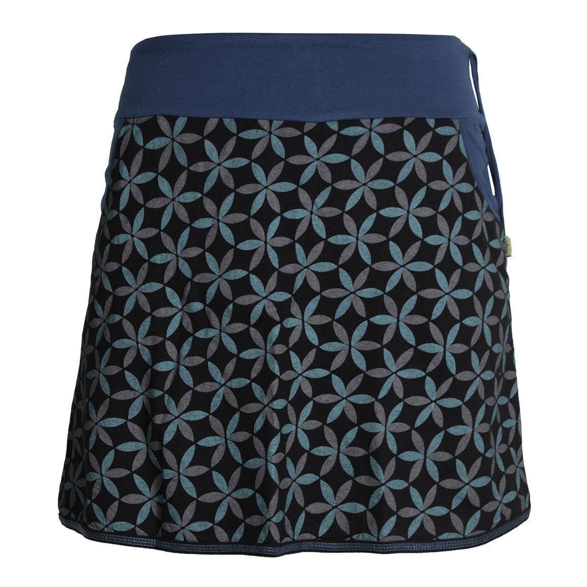 Vishes Minirock Rock 70er Jahre Retro Facetten Blumen-Druck Cacheur, Ethno, günstig online kaufen