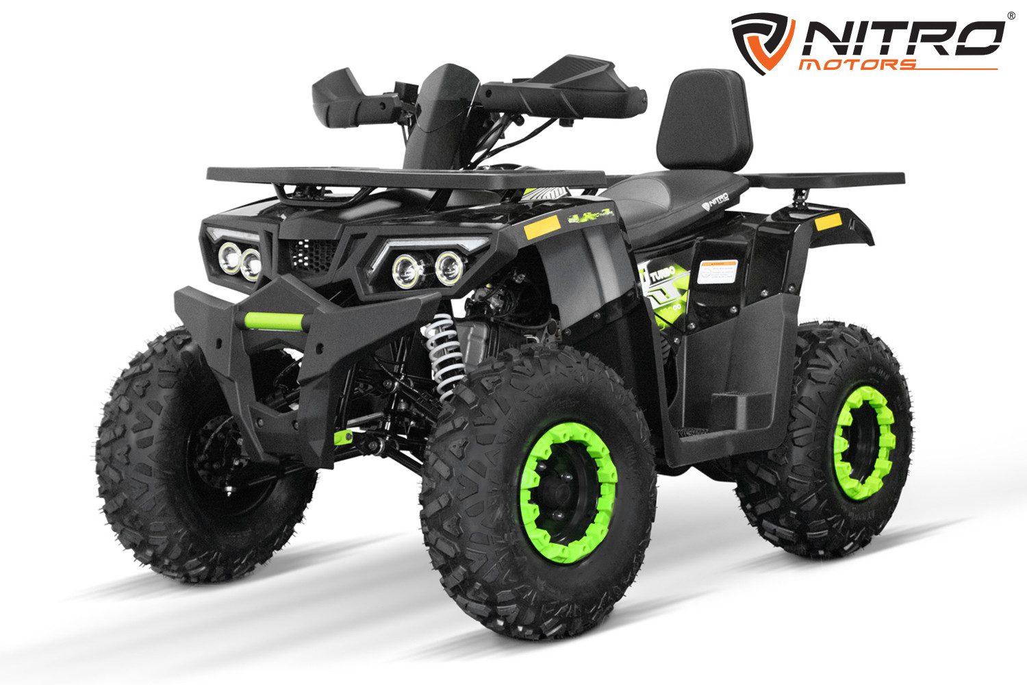 Nitro Motors Quad 180cc maxi Quad Rugby V3 CVT RS10 Platinum, 62 km/h