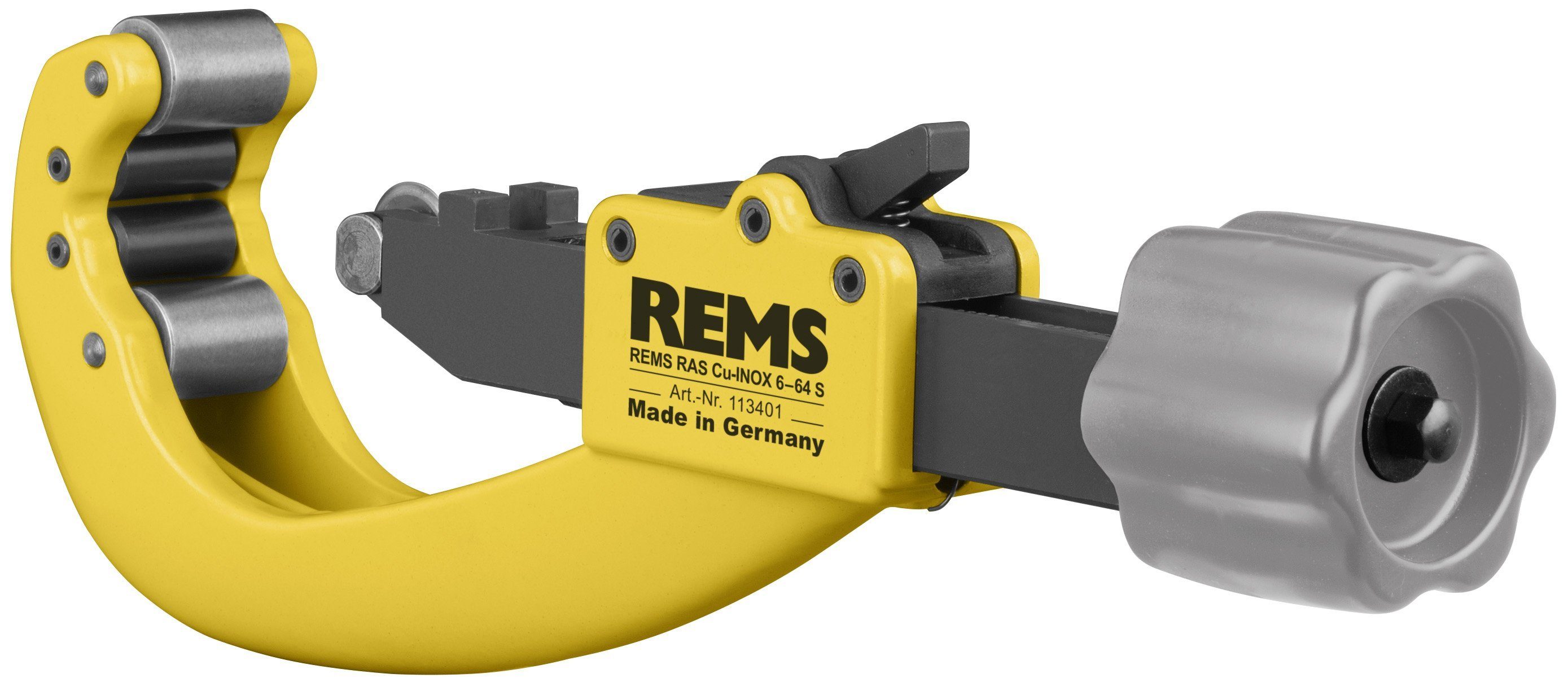 Rems Rohrschneider Rems Rohrabschneider RAS Cu-Inox 8-64 S nadelgelagerte Gegenrollen u.