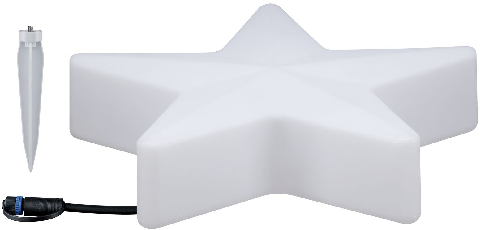 Paulmann LED Stern Plug & Shine, Plug & Shine, LED fest integriert, Warmweiß, IP67 3000K 24V