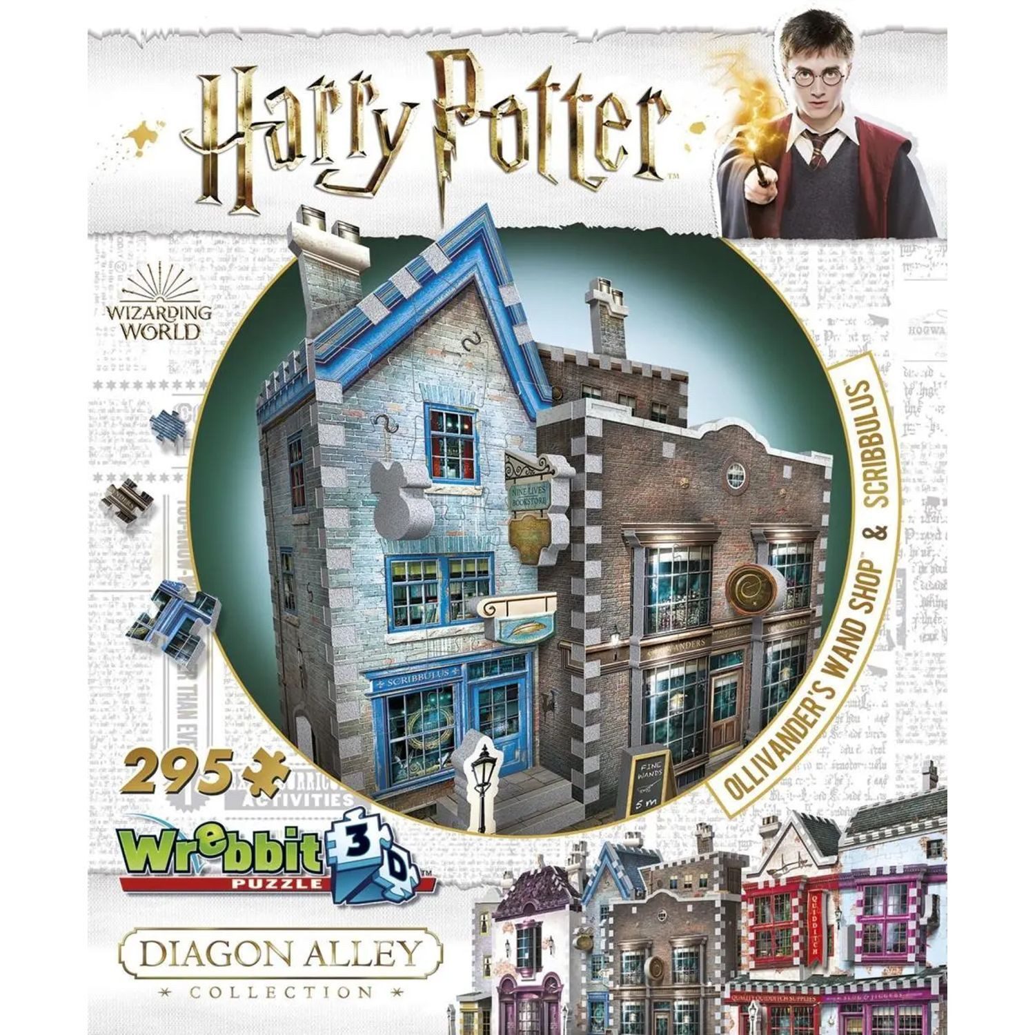 JH-Products Puzzle Ollivander's Zauberstab- und Schreibwarenladen Harry Potter /..., 295 Puzzleteile
