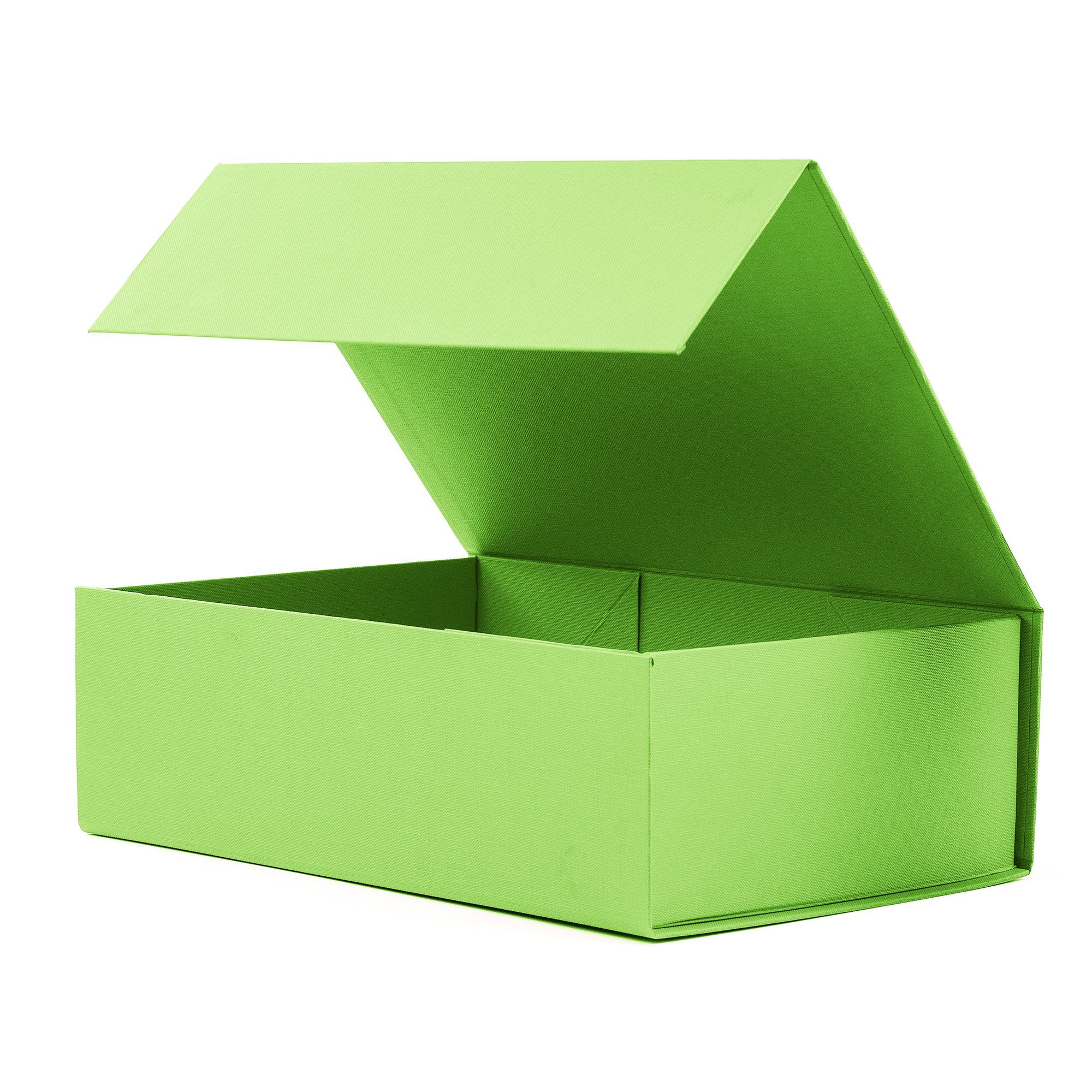 AdelDream Aufbewahrungsbox Gift Box, Magnetic Gift Box, Reusable Decorative Box Leuchtendgrün