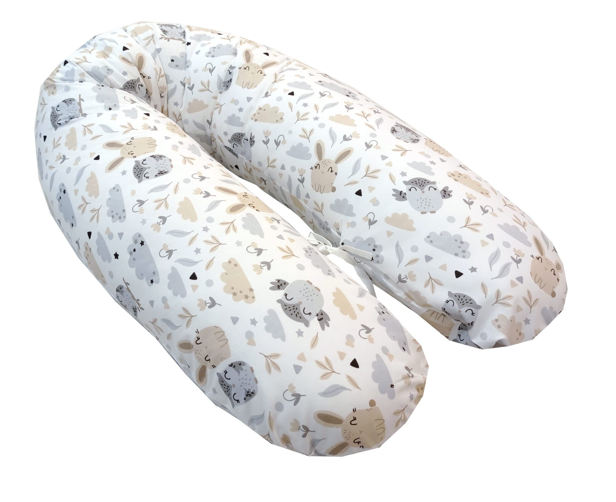 EMI & SAM Stillkissen EMI&SAM Stillkissen Lagerungkissen 170cm Seitenschläfe BEZUG+Füllung, 21. Waldfamilie EPS