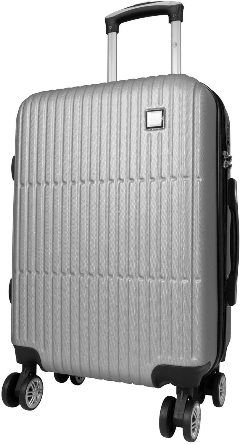 Warenhandel König Hartschalen-Trolley Mehrum, 4 Rollen, aufrecht rollbar, robuste Hartschalen, leicht, modernes Design
