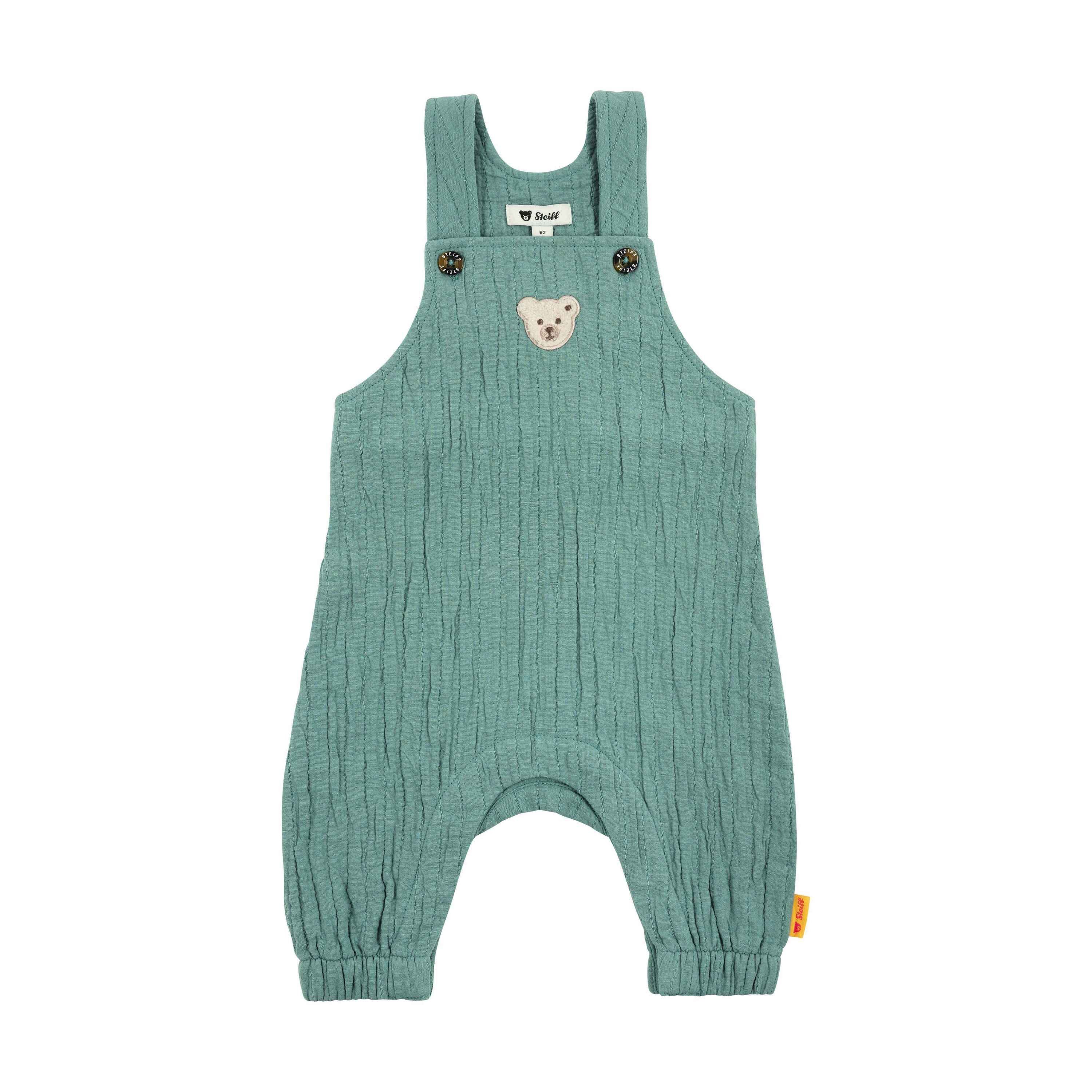 Steiff Latzhose Latzhose Dinosaur, verstellbare Träger