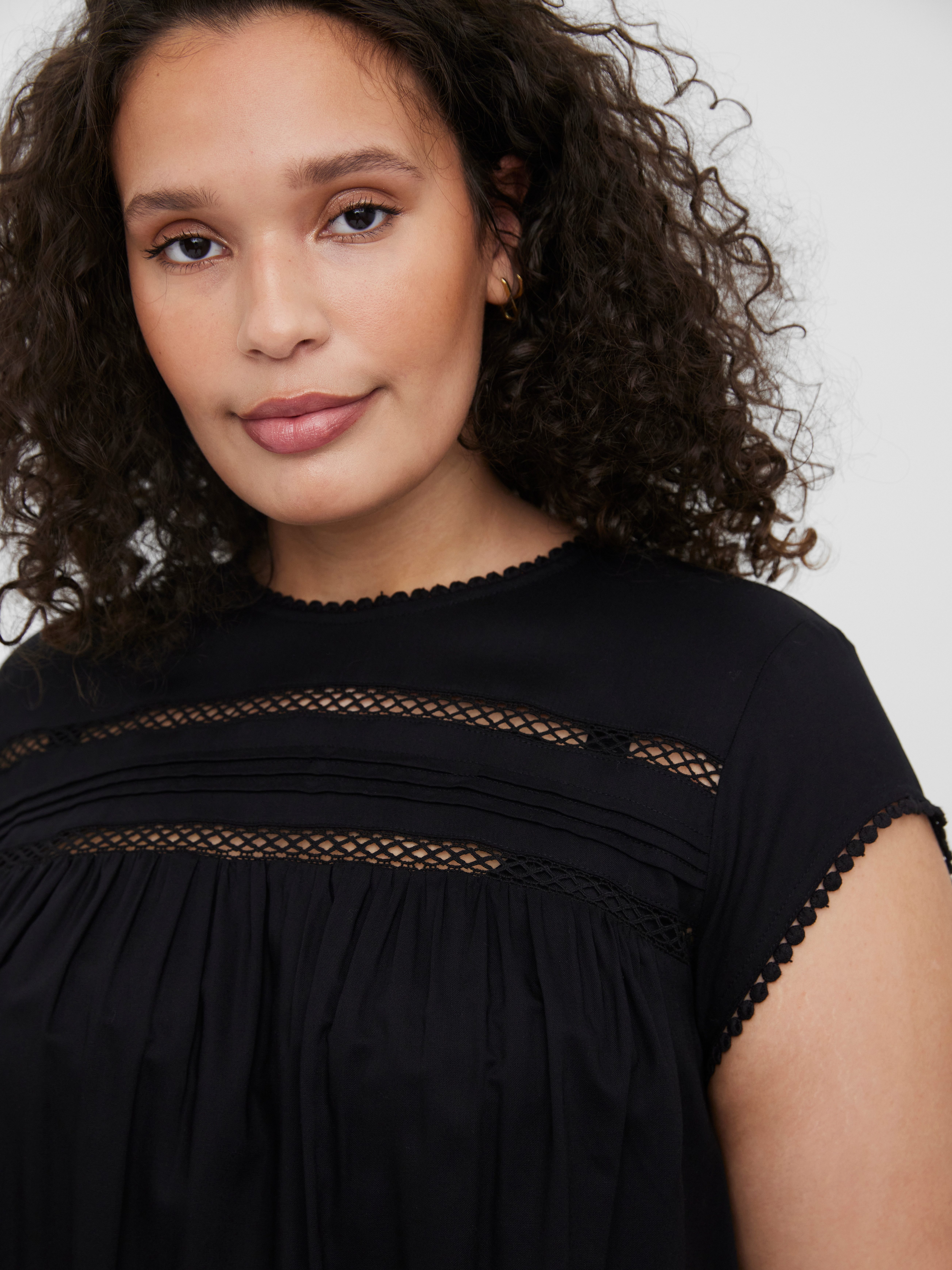 Vero Moda Curve Blusenshirt VMDEBBIE PLEAT günstig online kaufen