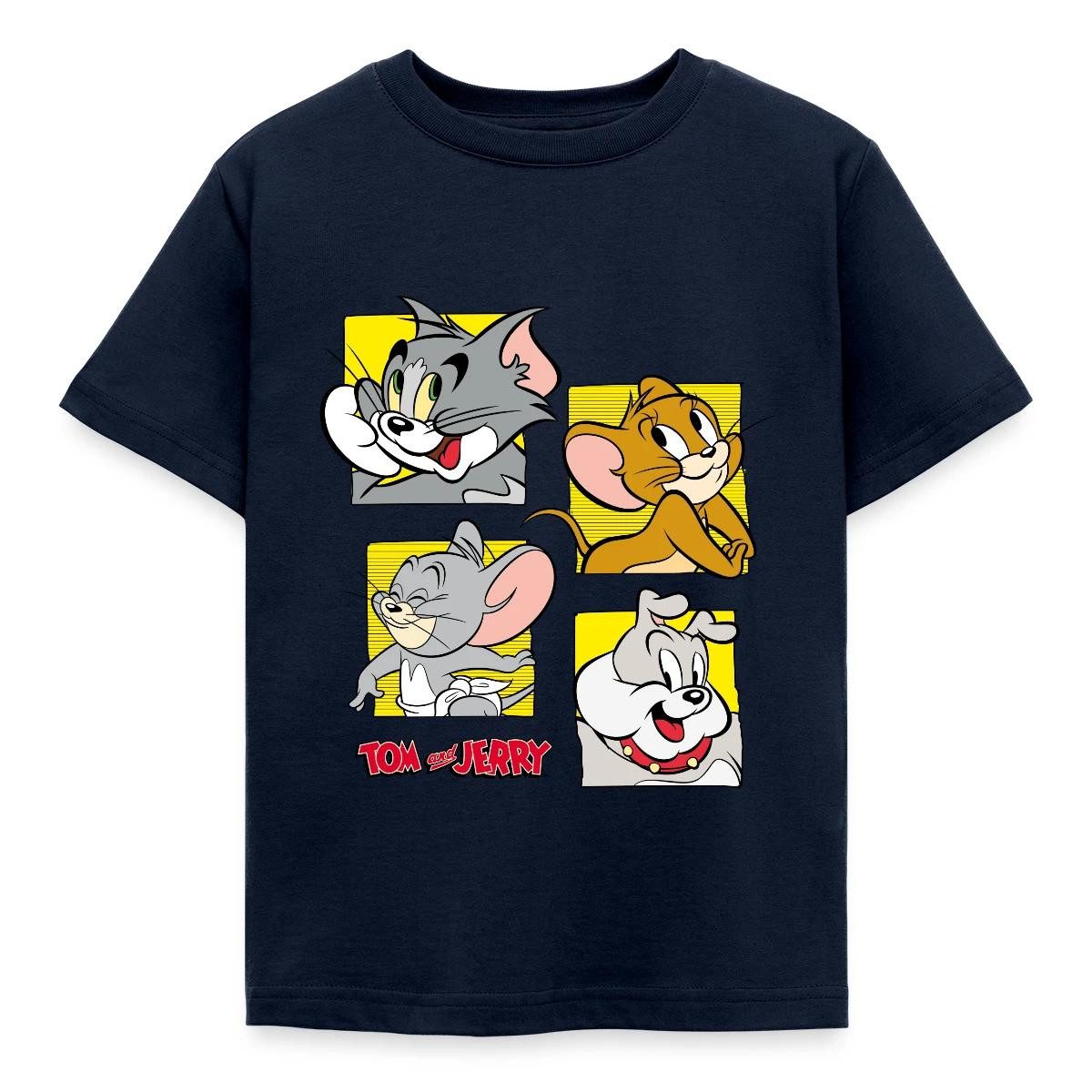T-Shirt Tom Und Jerry Vier Freunde Kinder T-Shirt
