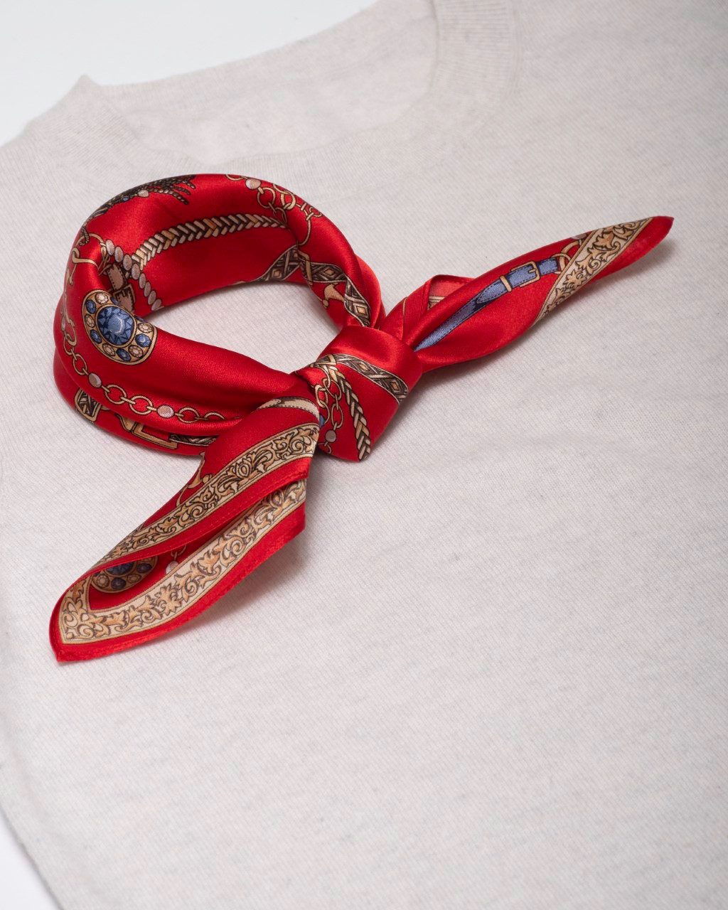 MayTree Seidentuch Seidentuch quadratisch Modern Life 53x53, (Stück), 100% Seide