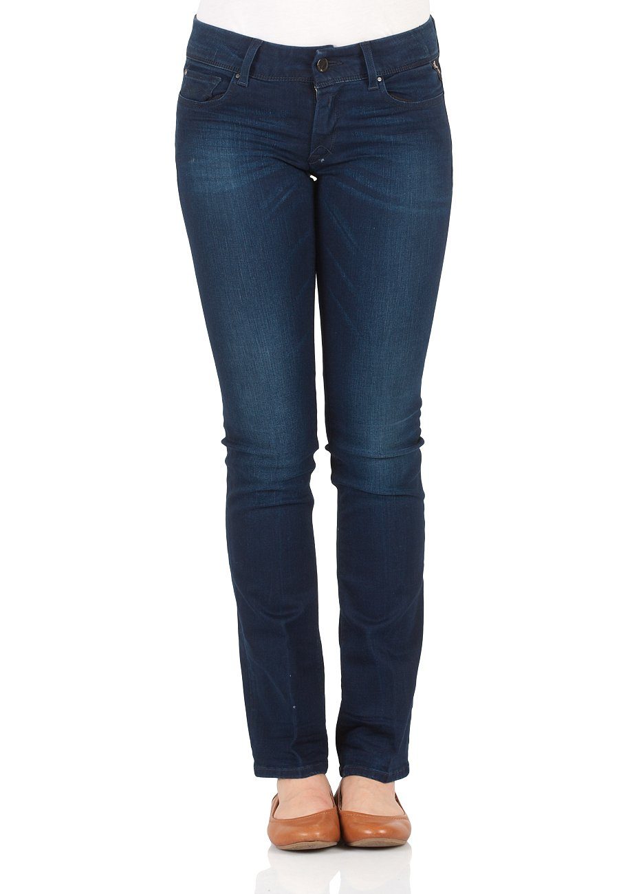 Damen Jeans Replay Bootcut-Jeans Luz Jeanshose mit Stretchanteil