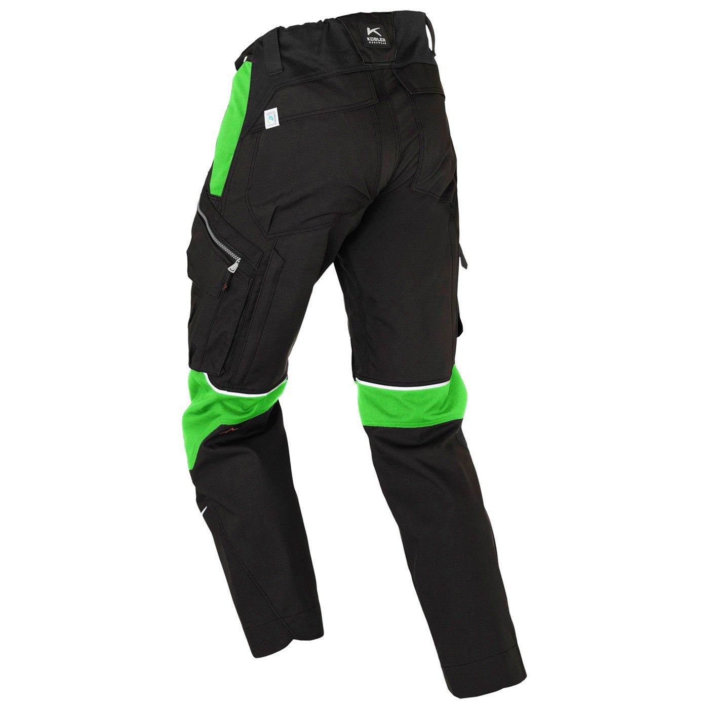 Robuste, Arbeitshose, Bundhose Kübler Arbeitsbundhose Gr.46-58 (1-tlg) PULSE POWER technische schwarz/neongrün