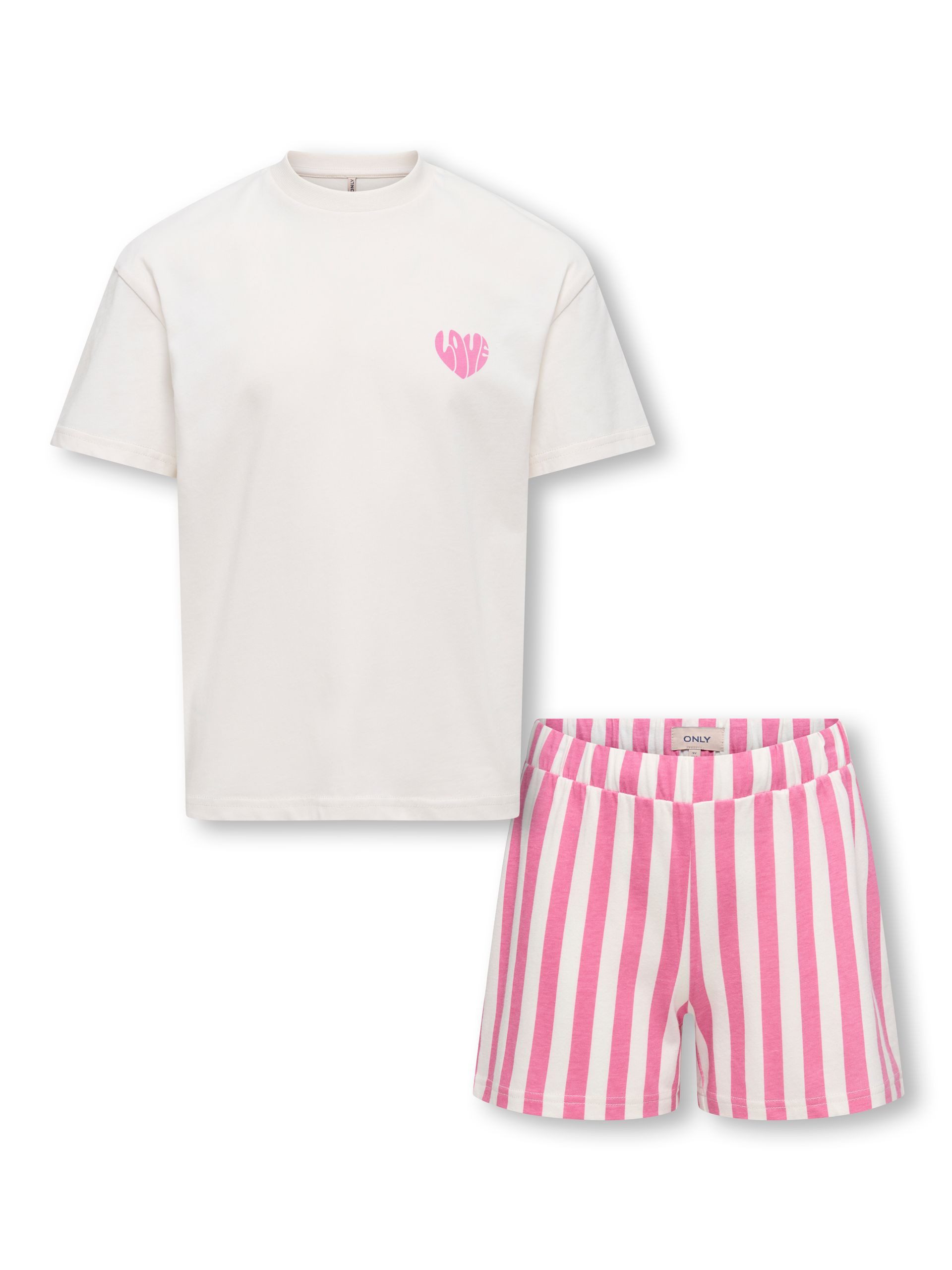 KIDS ONLY Schlafanzug KOGRILA NIGHTWEAR TOP/SHORTS SET JRS