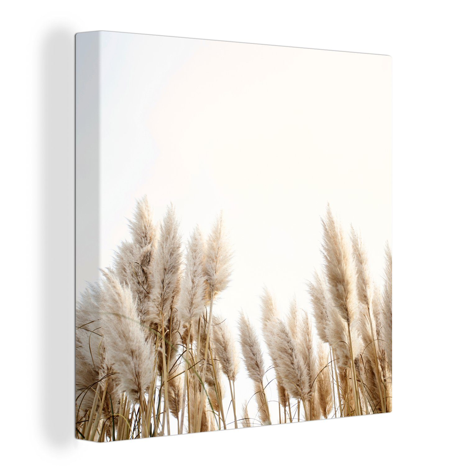 OneMillionCanvasses® Leinwandbild Körnung - Himmel - Pastell, (1 St), Leinwand Bilder für Wohnzimmer Schlafzimmer