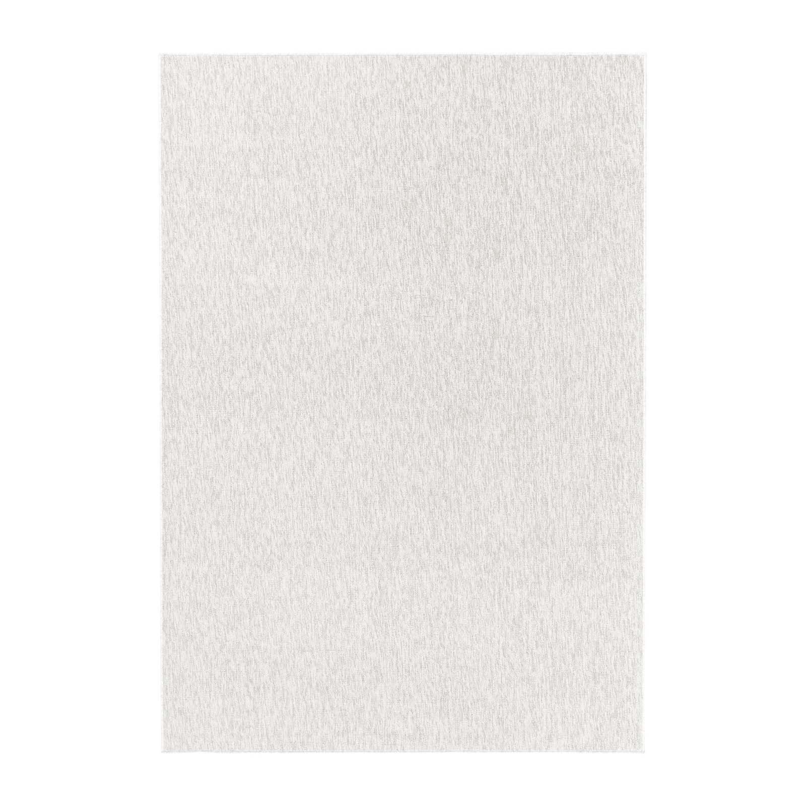 TaraCarpet Teppich TaraCarpet Teppich Osaka robustes Flachgewebe uni, rechteckig, Höhe: 7 mm, modern einfarbig creme Wohnzimmer Esszimmer Schlafzimmer 080x150 cm