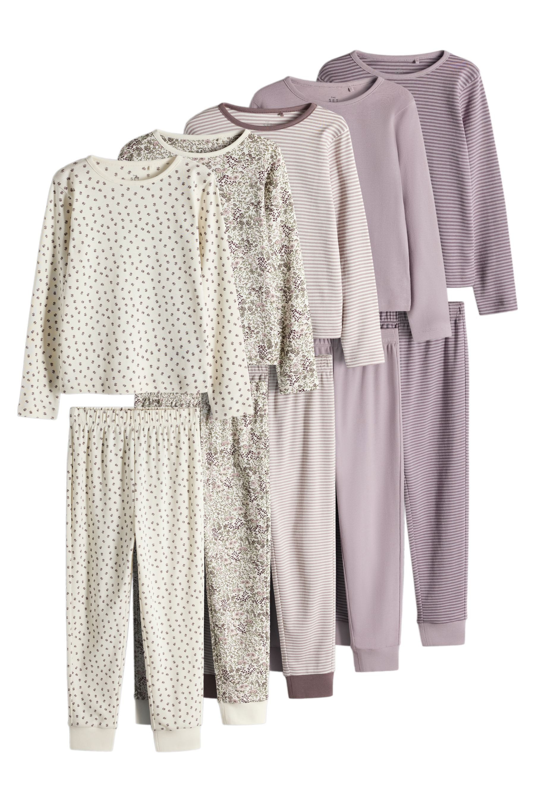 The Set Pyjama The Set Kuschelige Schlafanzüge aus Baumwolljersey (10 tlg)