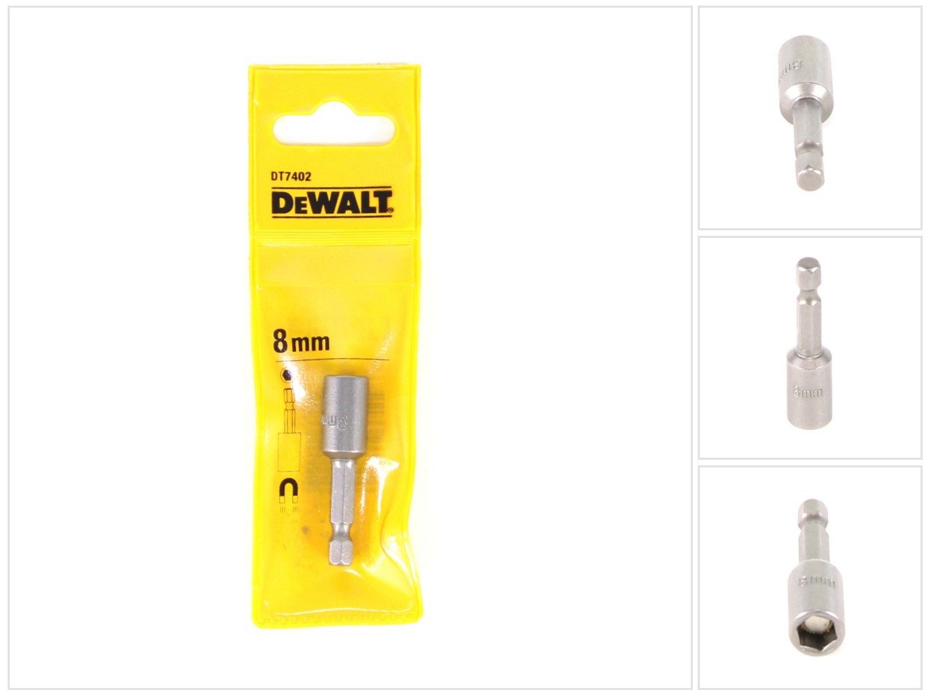 DeWalt Stecknüsse DT 7402 Steckschlüssel 8 mm Aussensechskant