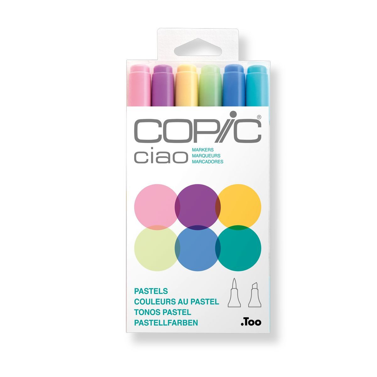 COPIC Copic Allroundmarker Ciao Set Pastels 6 Stück