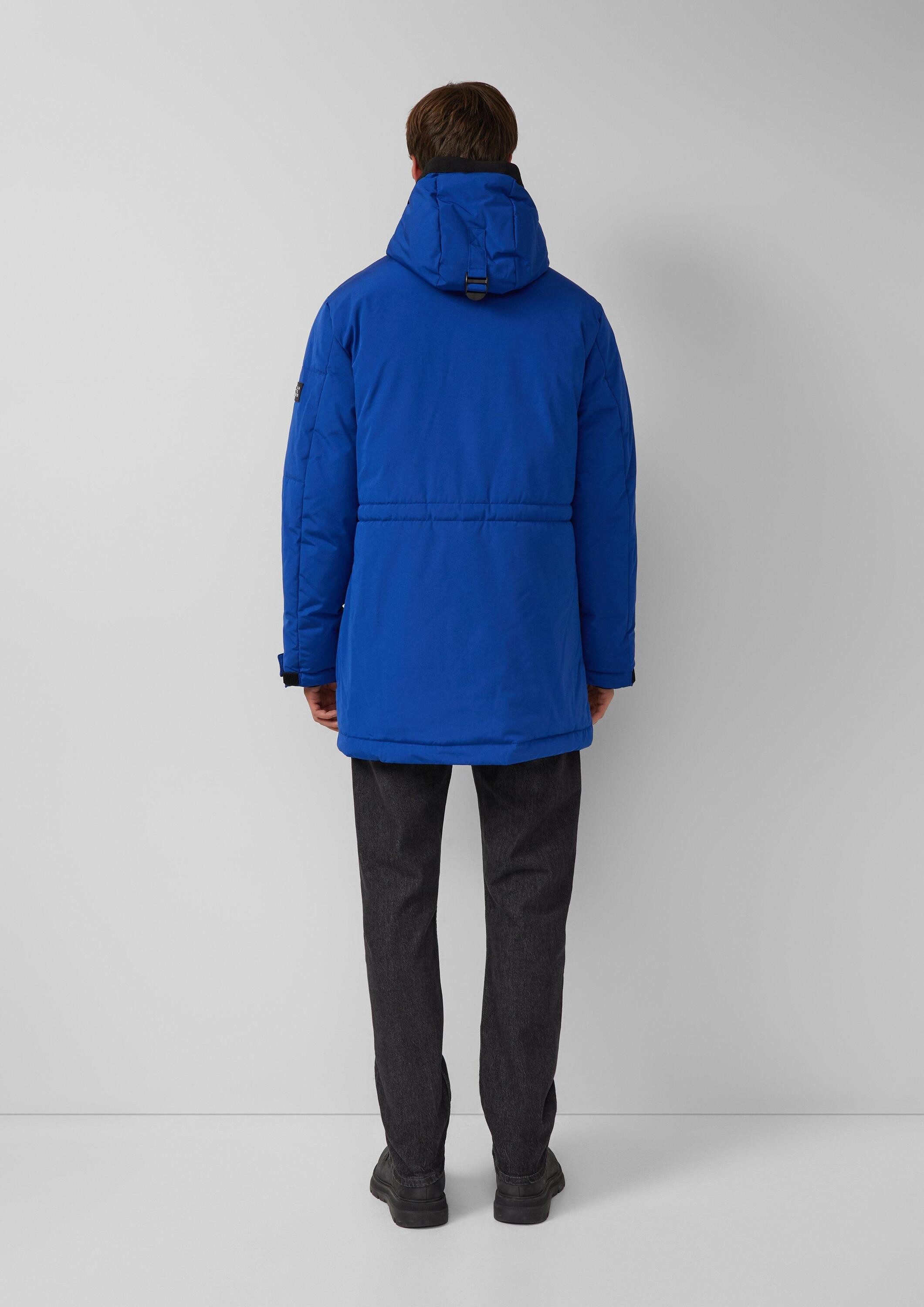 s.Oliver Winterjacke Outdoor-Jacke Wasserabweisender Parka mit Kapuze und sportiven Details