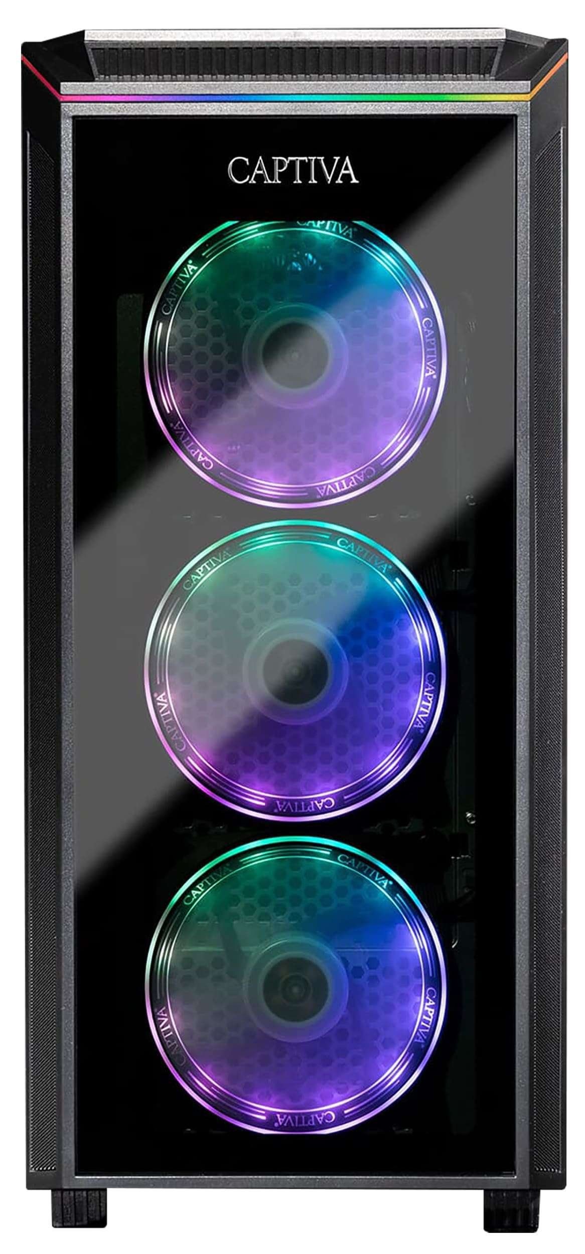 CAPTIVA Highend Gaming R80-911 Gaming-PC (AMD Ryzen 7 5700X, GeForce® RTX™ 4070 Super, 32 GB RAM, 1000 GB SSD, Luftkühlung)