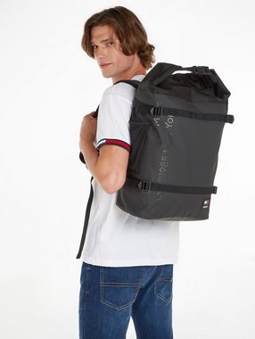 Tommy Jeans Cityrucksack TJM DAILY + ROLLTOP BACKPACK, Freizeitrucksack Freizeit-Bag Urbanrucksack