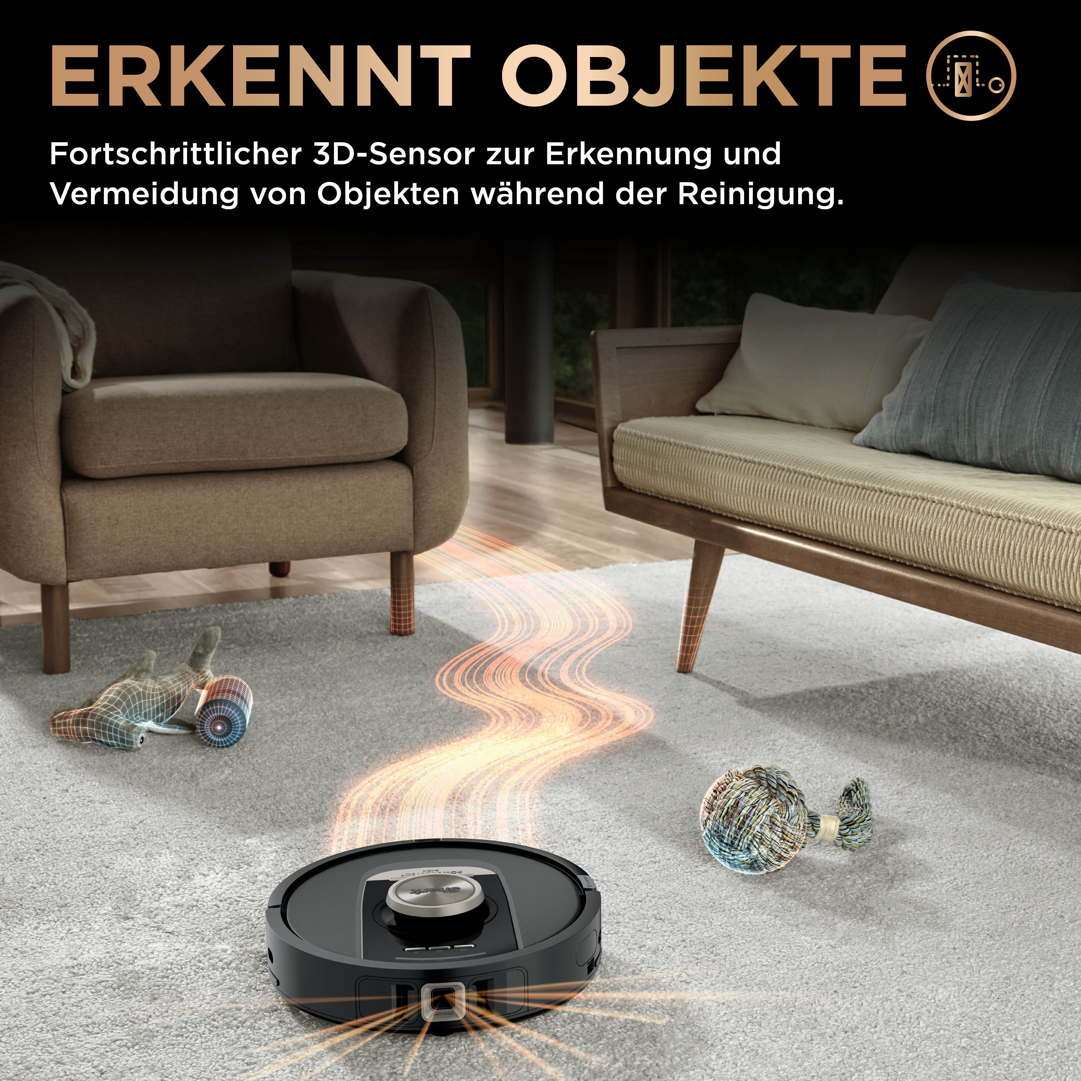 Shark Saugroboter mit Wischfunktion PowerDetect NeverTouch Pro2-in-1 RV2800ZEEU