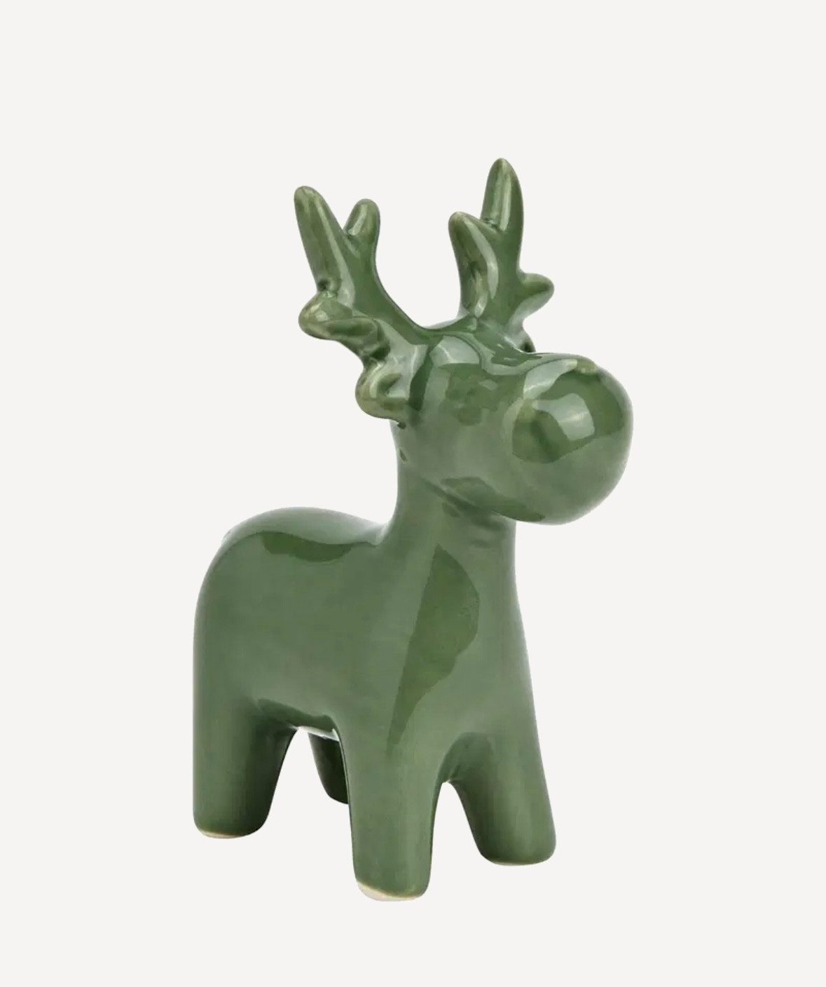 Seyila Home Dekofigur Keramik Rentier/Elch Dekofigur – Glänzende Weihnachts günstig online kaufen