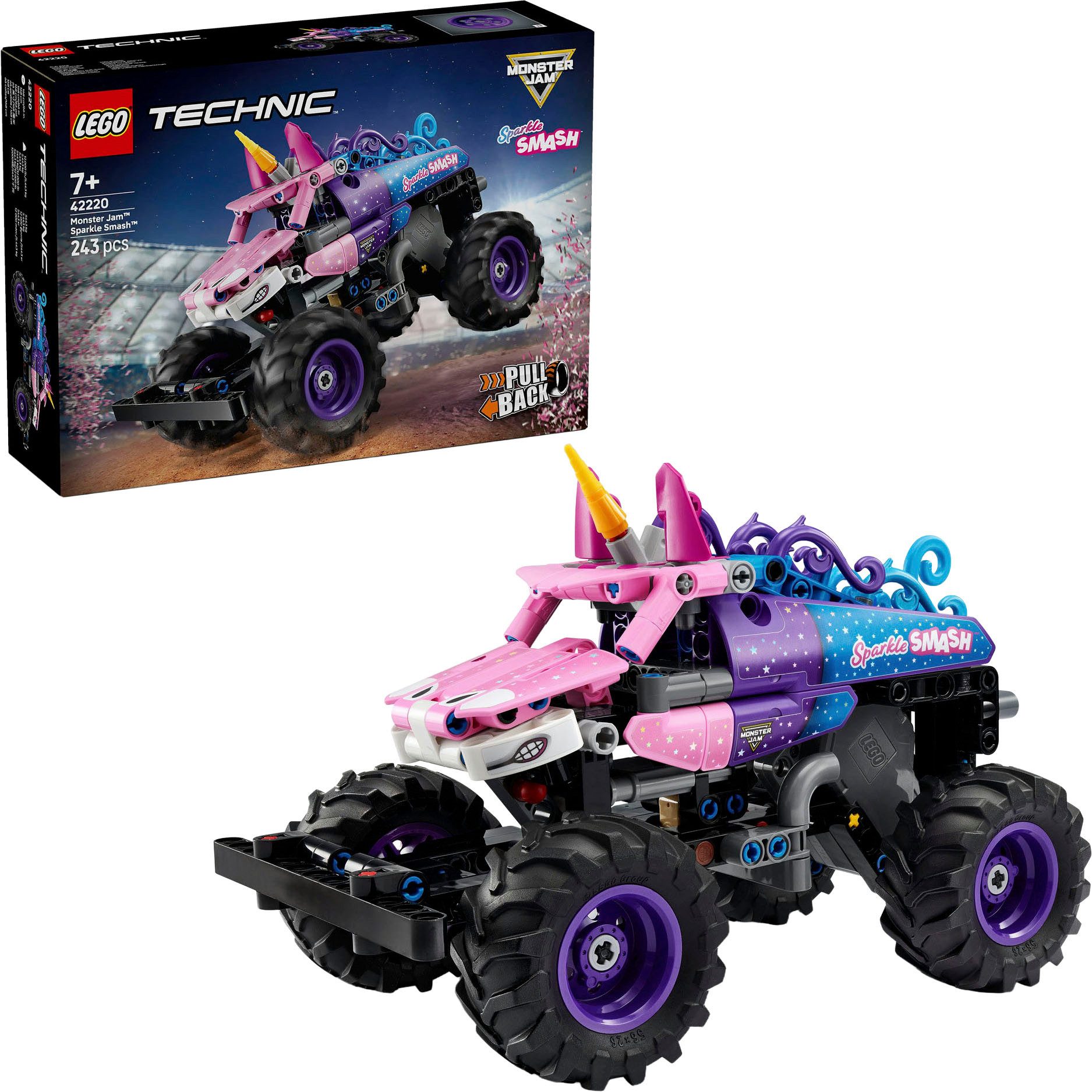 LEGO® Monster Jam Sparkle Smash mit Rückziehmotor (42220), LEGO Technic Kon günstig online kaufen