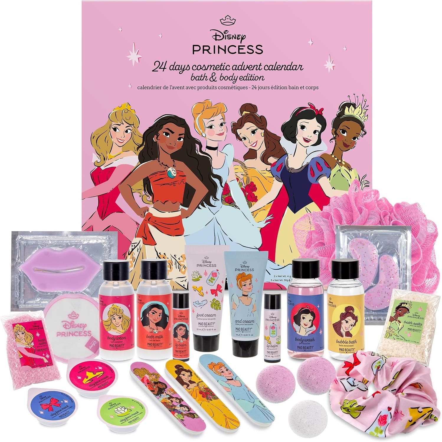 Mad Beauty Kosmetik-Adventskalender Disney Classic Princess Bath & Body 2026