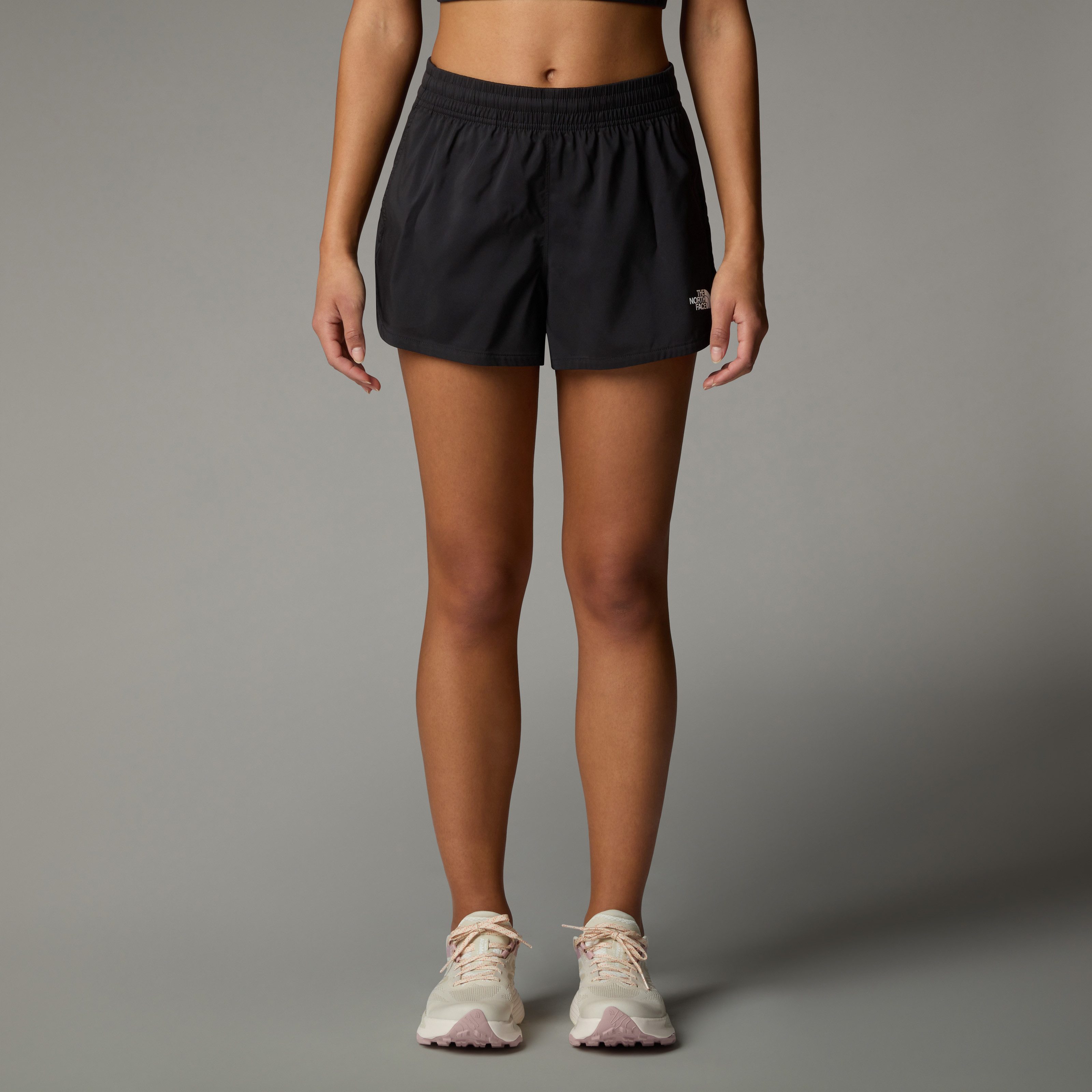 The North Face Trainingsshorts W FLEX WOVEN SHORT 3IN leichtes Design, aus Polyester, erhältlich in den Größen XS bis XXL