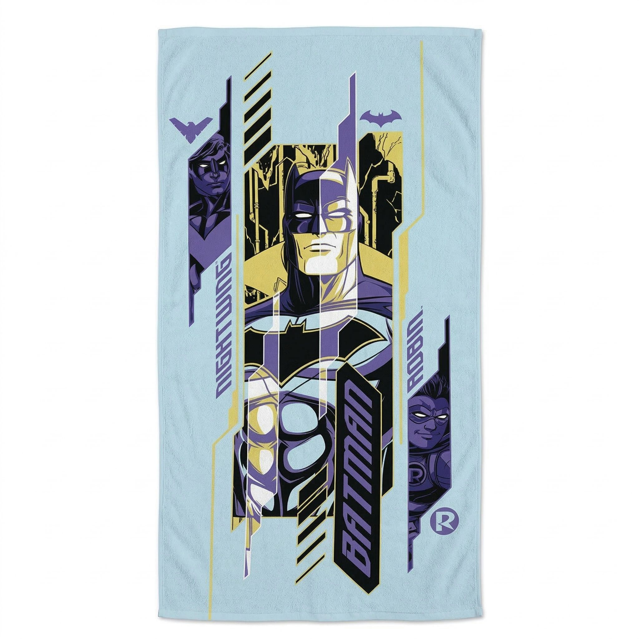 DC Comics Strandtuch DC Comics Batman Robin Night Wing Badetuch Strandtuch, Mikrofaser, 70x140 cm
