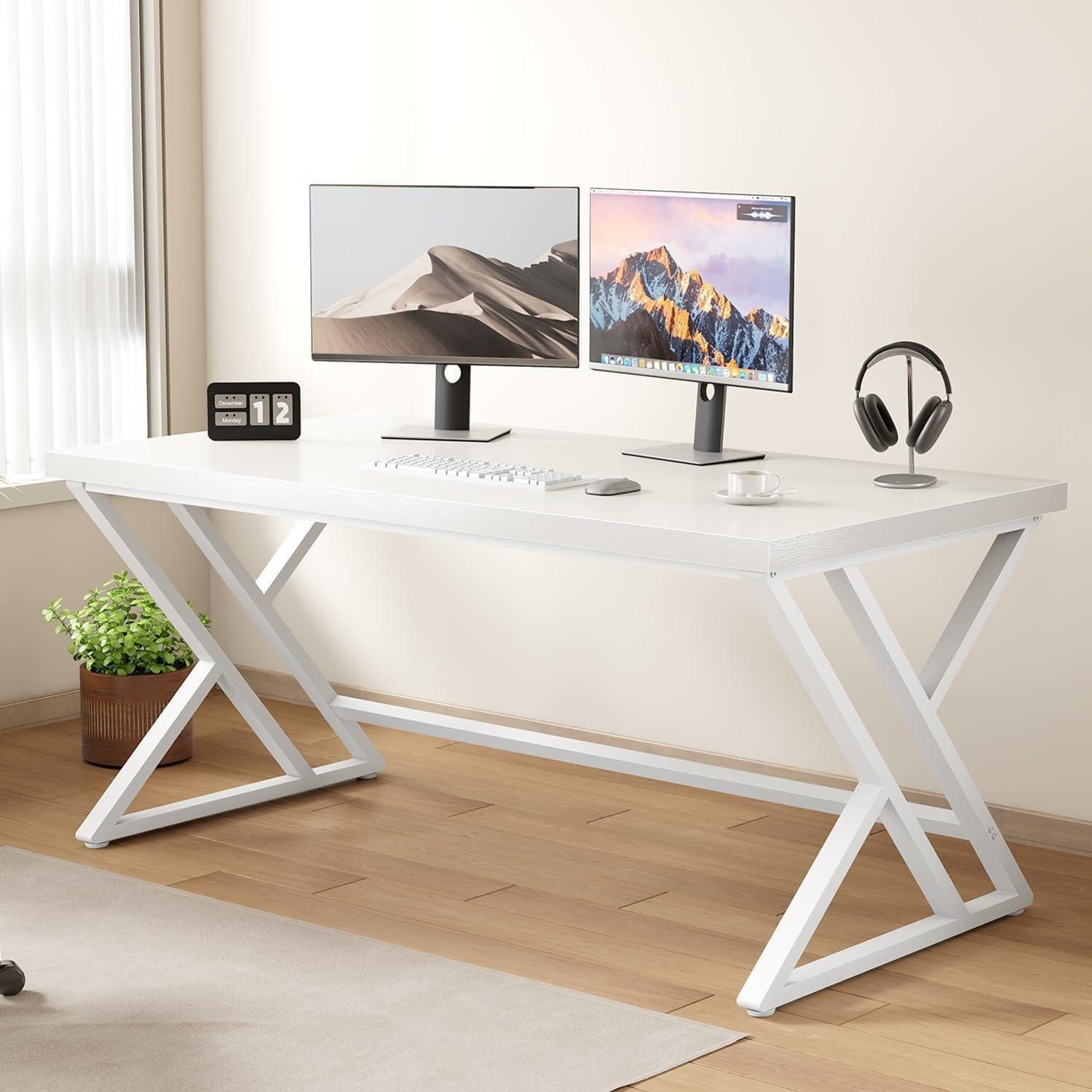 LuxusKollektion Schreibtisch Computertisch Industrie Design Studiertisch 140x60x75.5 cm