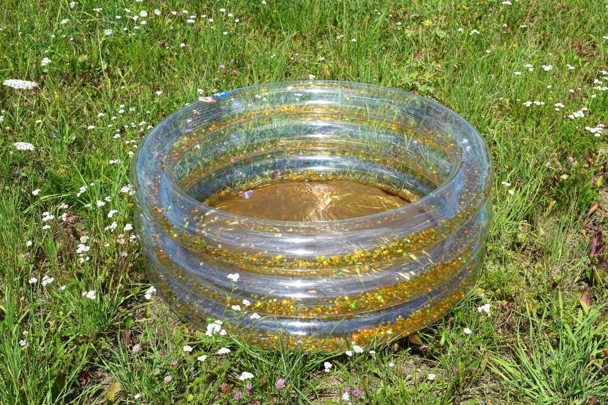 SportFit Planschbecken Kinderpool - Golden, Ø/H: 90x30cm