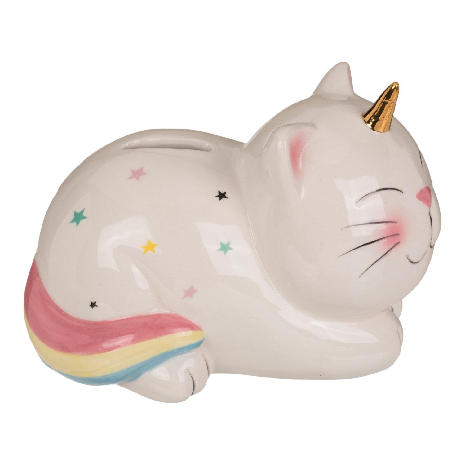 Out of the Blue Spardose Einhorn Katze Spardose Geschenk für Mädchen Sparsc günstig online kaufen