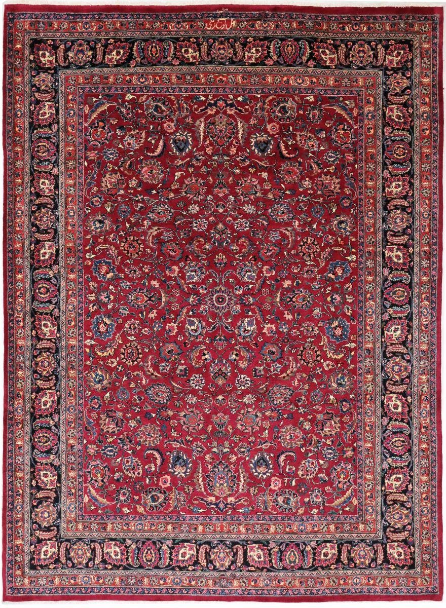 243x335 Handgeknüpfter Trading, Orientteppich Orientteppich Nain rechteckig, 12 Höhe: Maschad / mm Perserteppich,