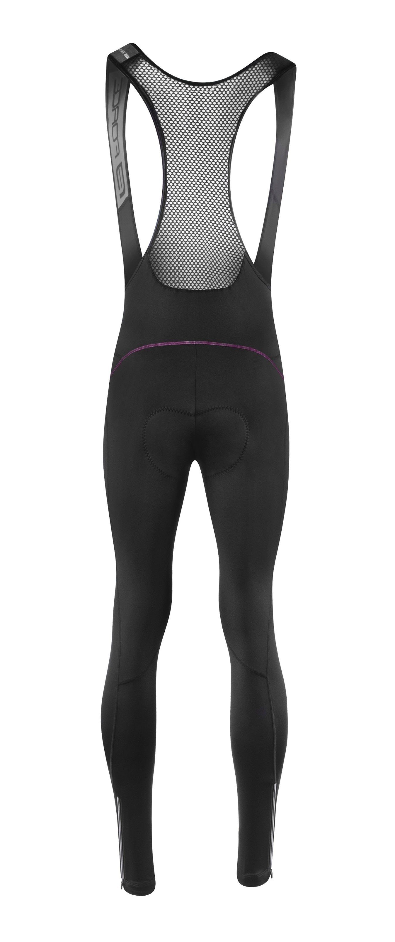 FORCE Fahrradhose Trägerhose REFLEX LINE LADY mit Pad 0 °C bis +10 °C %%% günstig online kaufen