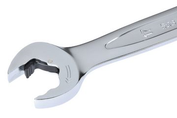 KS Tools Ratschenringschlüssel GEARplus, DUO Ringmaulschlüssel, Maul-Ratschenfunktion 19 mm, umschaltbar