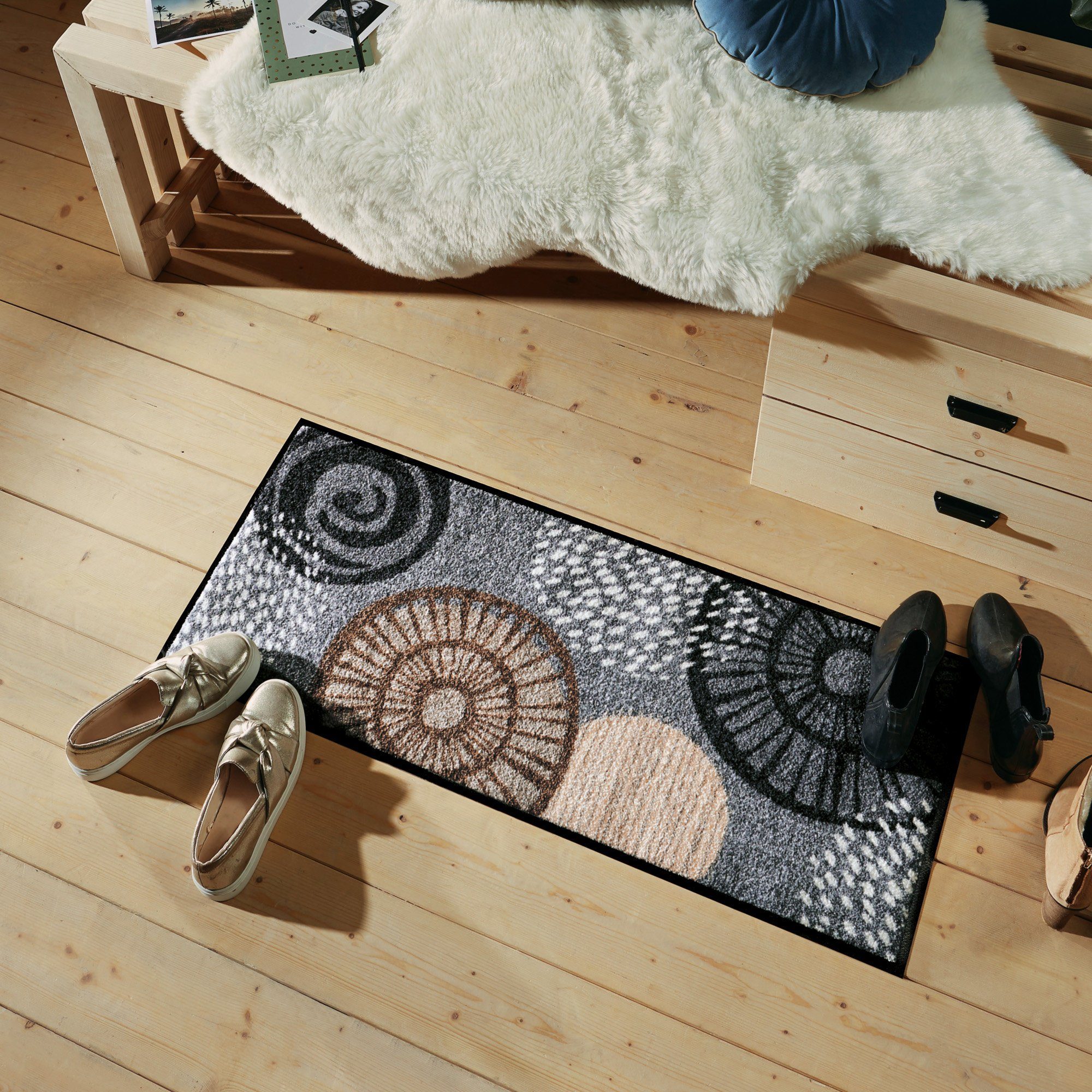 Erwin Müller Fußmatte Fußmatte "Neuwied", eckig, Höhe: 7 mm, gemustert