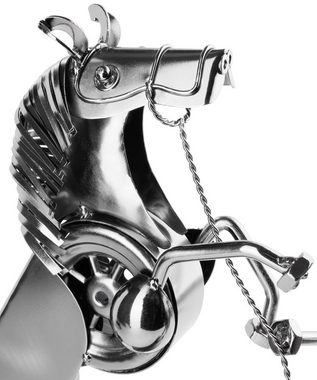 BRUBAKER Dekofigur Schraubenmännchen Pferd auf Zwei Beinen (1 St), kunstvolle Metallskulptur für Reiter*innen, Pferdesportler, Züchter und Pferdefreunde, Metallfigur