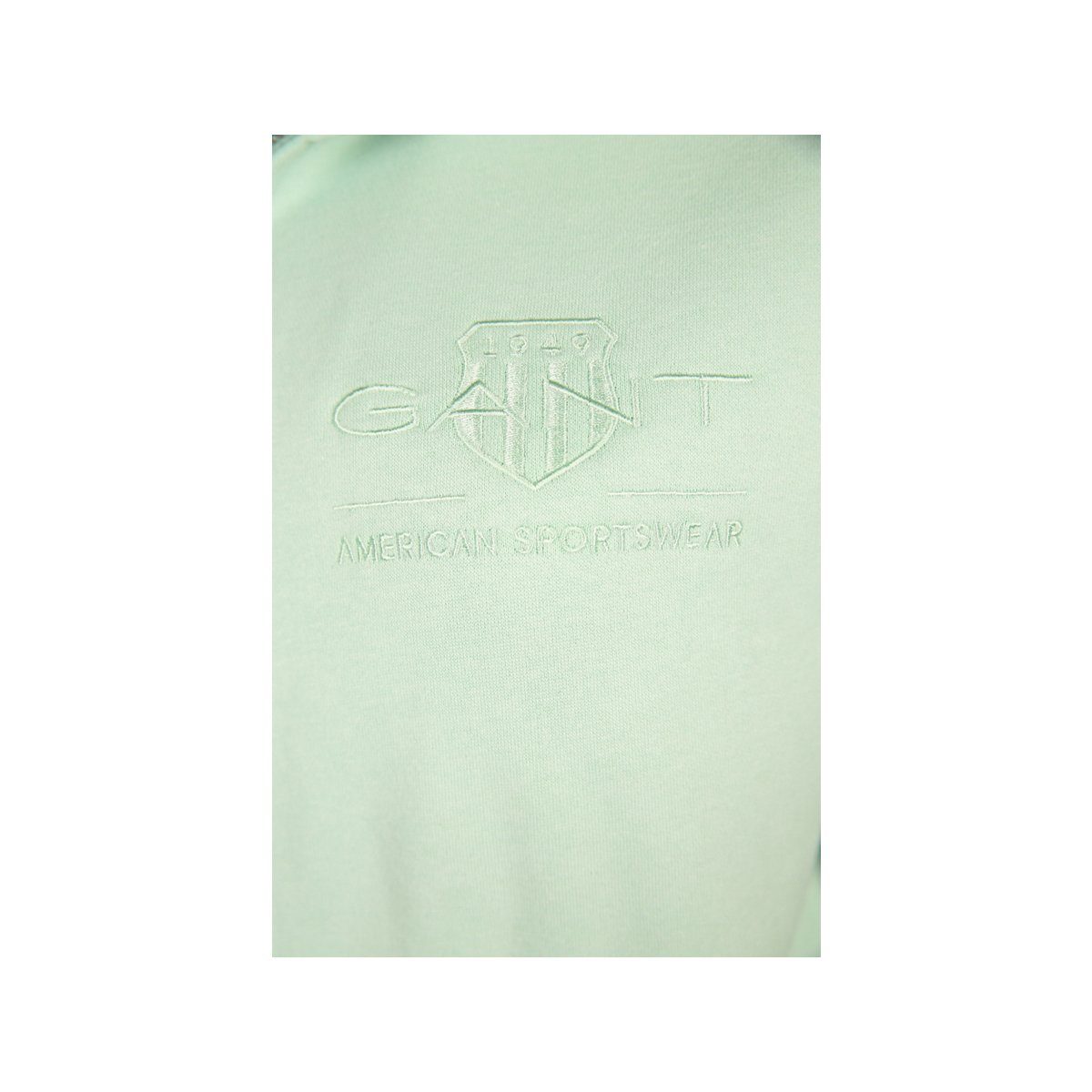 Gant Sweatshirt uni MintyGreen(357) regular (1-tlg) fit