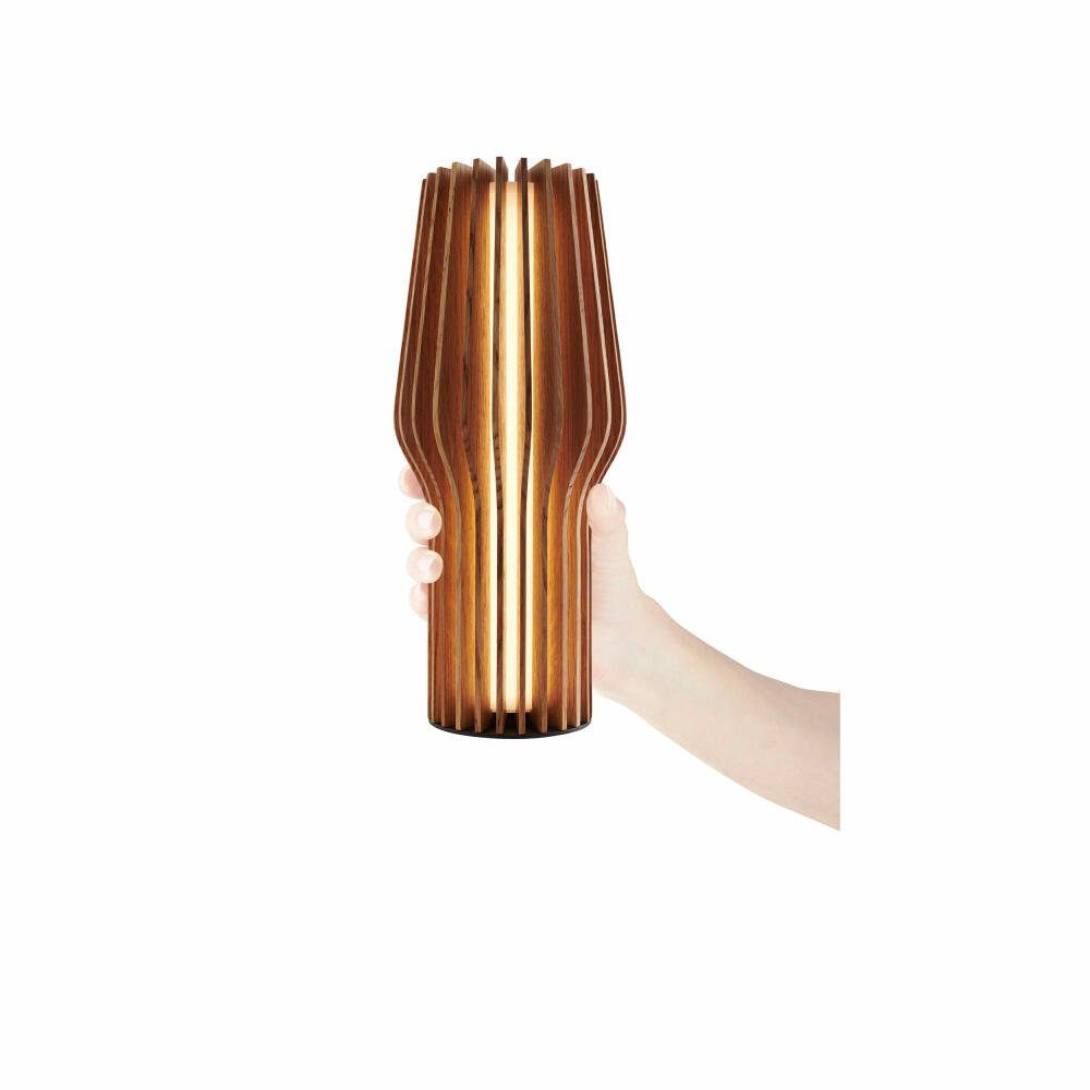 fest Solo LED-Leuchte Oak, Radiant integriert Eva Tischleuchte LED LED