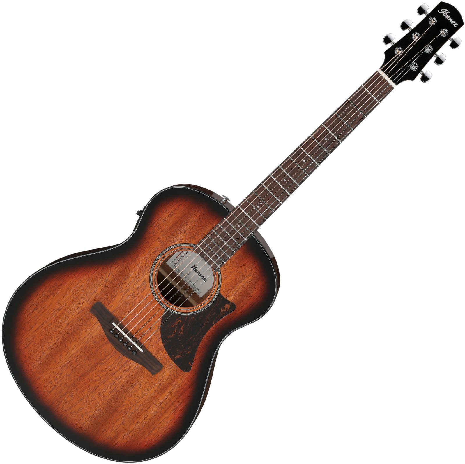 Ibanez Westerngitarre Ibanez AAM140E-MHS Mahogany Sunburst High Gloss, Dreadnought, Akustikgitarre mit Tonabnehmer