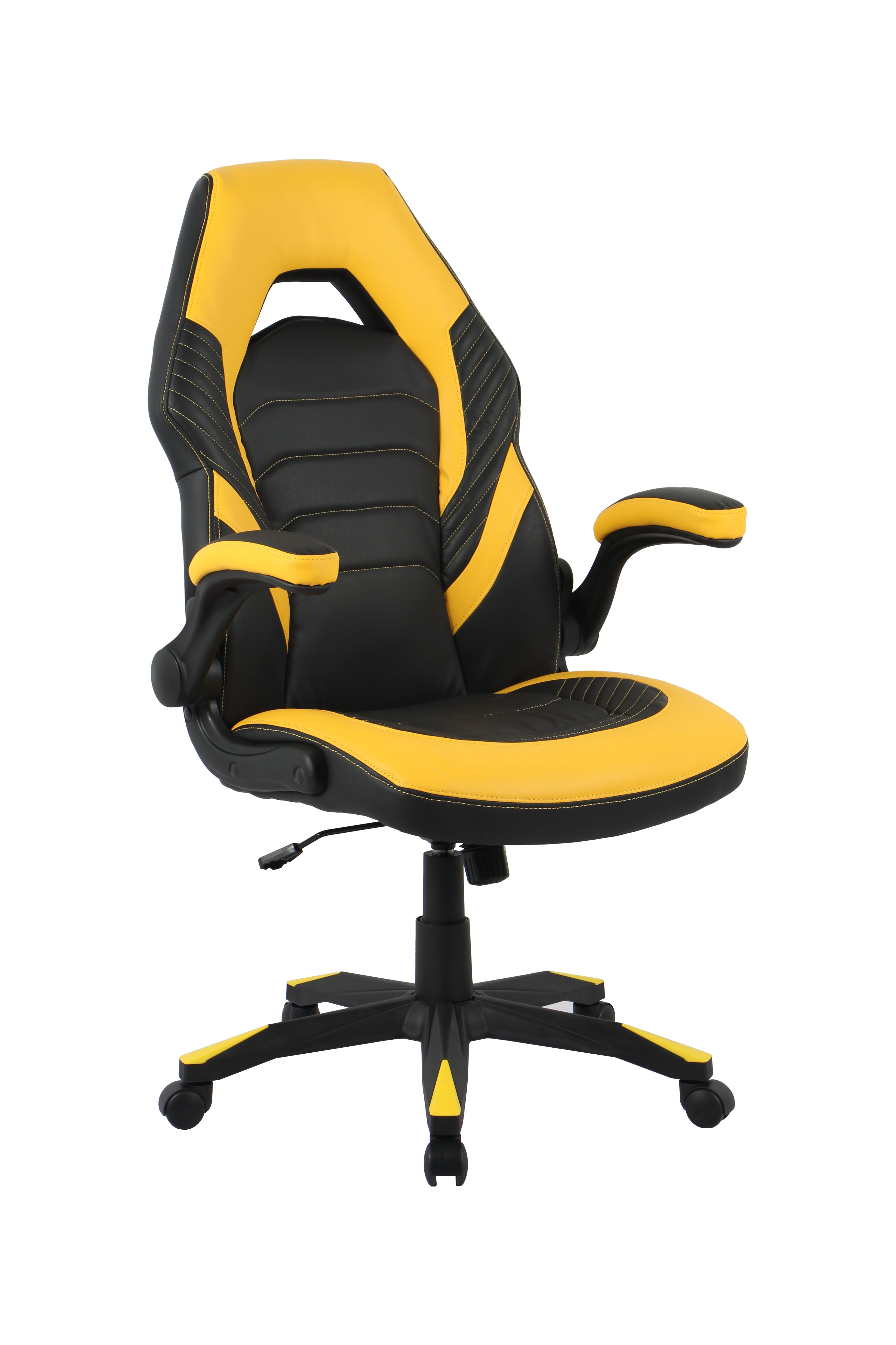 Uzman Gaming-Stuhl Gaming Stuhl Racing-Design Bürostuhl Wippfunktion Kunstleder