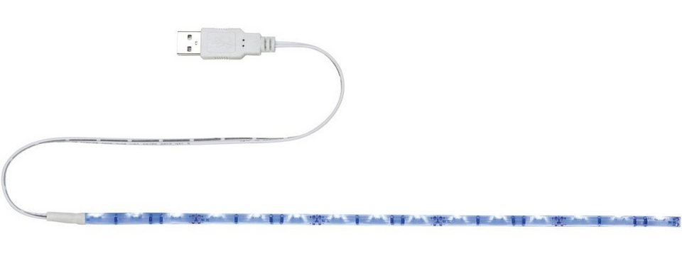 Home-fähig Paulmann LED-Stripe USB Paulmann 30 Blau Smart ohne dimmbar nicht weiß, cm Bewegungsmelder Nicht LED-Streifen