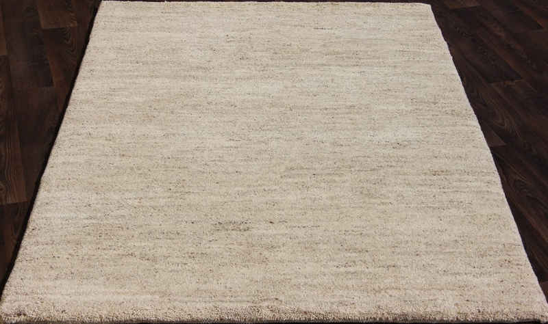 Teppich Berber Teppich Wollteppich, braun, Sona-Lux, rechteckig, Höhe: 28 mm, Berber Teppich, Handgeknüpft, Rechteckig, Quadrat, Rund, natur Wolle, für Wohnzimmer, Esszimmer, Schlafzimmer, Gästezimmer, Garderobe & Flur, Arbeitszimmer