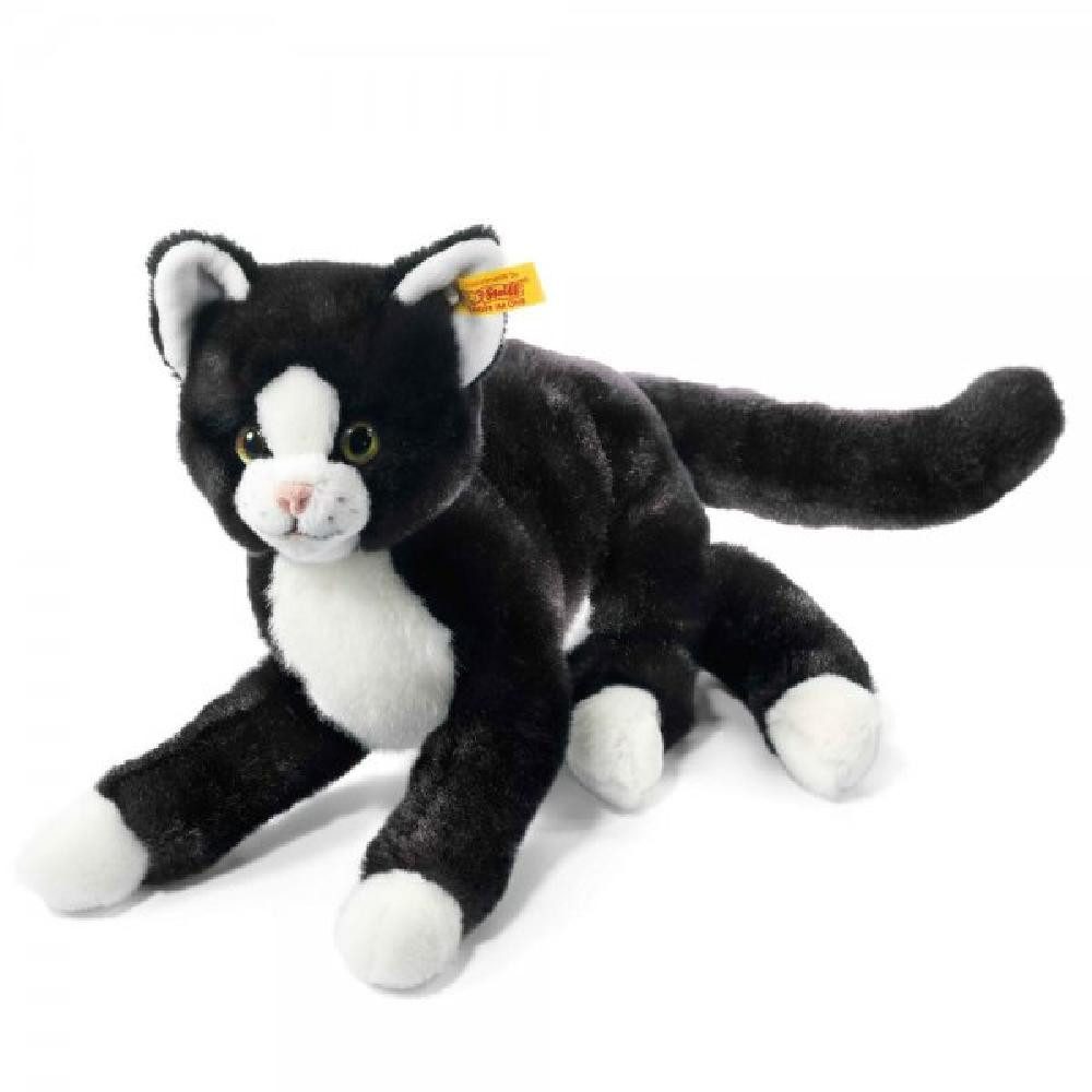 Steiff Kuscheltier Kuscheltier Schlenker-Katze Mimmi Schwarz (30cm)