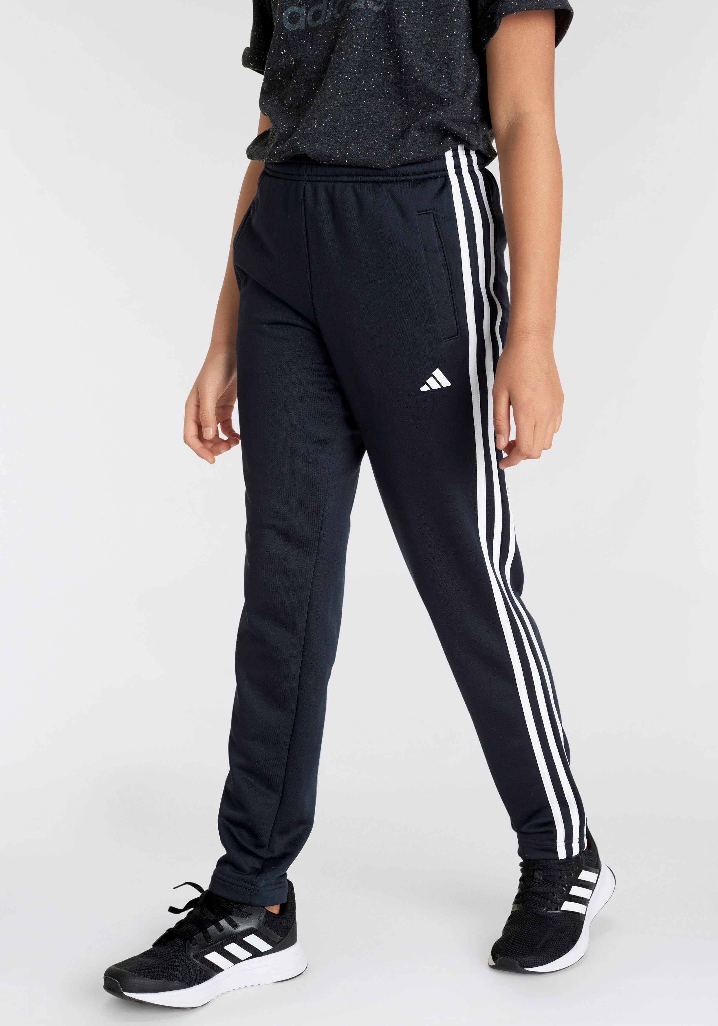 ESSENTIALS White TRAIN HOSE / (1-tlg) Sporthose 3STREIFEN Legend Sportswear Ink AEROREADY REGULARFIT adidas