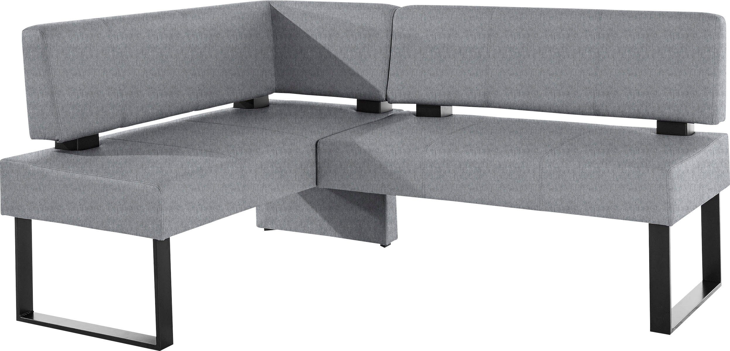 OTTO home Eckbank Oliver mit Metallgestell, Küchenbank, verschiedene Bezüge Cord Esszimmerbank OTTOs Choice