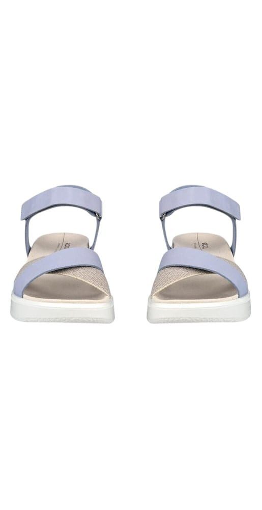 Ecco Flowt (Vollnarb und Nubukleder) blau Damen Sandale