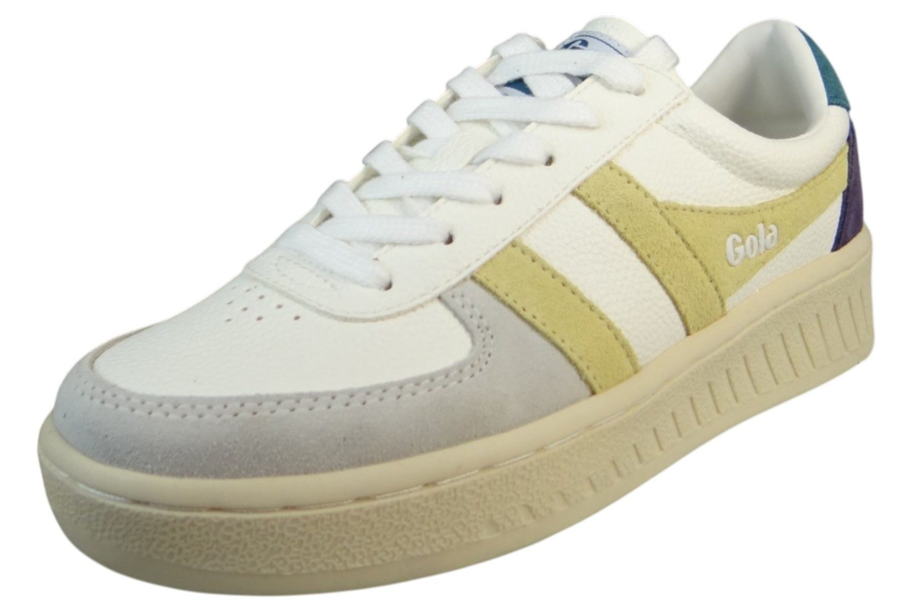 CLA415 YE White/Buttermilk/Peacock Sneaker