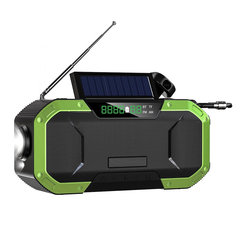 Tragbar Dynamo Radio) (Solar (DAB) Jormftte Radio Digitalradio Kurbelradio